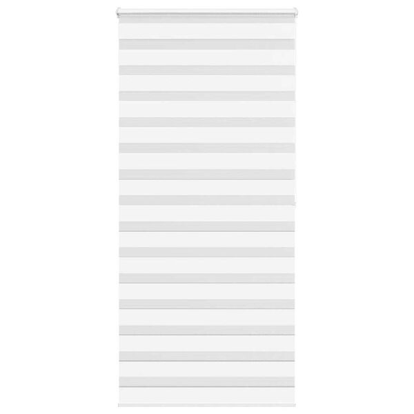 vidaXL Zebra senčilo bela 105x200 cm tkanina širina 100,9cm poliester