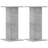 vidaXL Stojalo za zvočnike 2 kosa betonsko sivo 30x30x60 cm inž. les