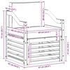 vidaXL Zunanja garnitura za sedenje Masivno akacijevo les in poliester