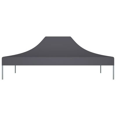 vidaXL Streha za vrtni šotor 4,5x3 m antracitna 270 g/m²