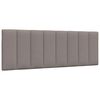 vidaXL Posteljni okvir brez vzmetnice Hanko taupe 140x190 cm blago