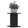 vidaXL Stojalo za rastline 2 kosa črno 30x30x40 cm inženirski les