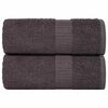 vidaXL Umivalne krpe FROGN 2 kosa antracitne 15x21 cm 360 g/m&sup2;