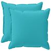 vidaXL Prevleka za blazino 2 kos HOUTEN Turkizna 80 x 80 cm Poliester