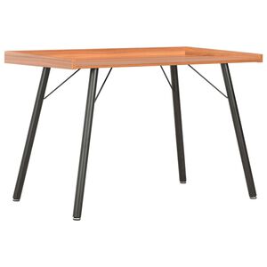 vidaXL Pisalna miza rjava 90x50x79 cm