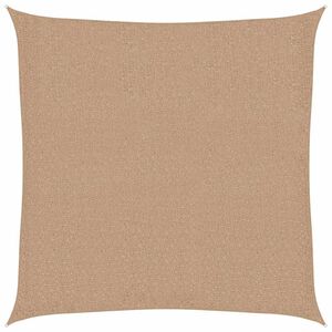 vidaXL Senčno jadro 160 g/m&sup2; taupe 3x3 m HDPE