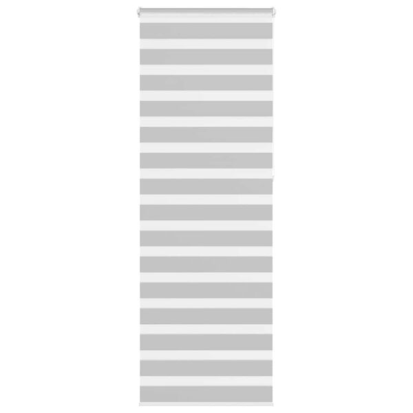 vidaXL Zebra senčilo svetlo sivo 70x230 cm tkanina &scaron;irina 65,9 cm