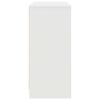 vidaXL Komoda bela 85x34x76 cm inženirski les