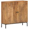 vidaXL Komoda 75x30x75 cm trden mangov les