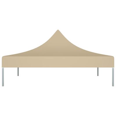 vidaXL Streha za vrtni šotor 2x2 m bež 270 g/m²
