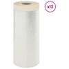vidaXL Pra&scaron;ni list z lepilnim trakom 12 pcs 110 x 3300 cm HDPE