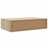 vidaXL Stenska polica s predalom 2 kosa hrast 40x23,5x10 cm MDF