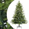 vidaXL Umetno Zložljivo Božično Drevo 150 cm 150 LED Toplo bela