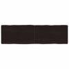 vidaXL Mizna plo&scaron;ča te. rjava 140x40x(2-4)cm obdelana trdna hrastovina