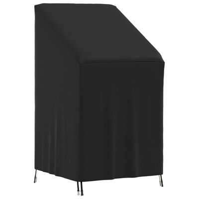 vidaXL Pokrivalo za vrtni stol črno 70x70x85/125 cm 420D oxford