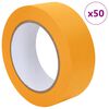 vidaXL Maskirni trakovi za slikarje 50 pcs Rumena 38mm x 50m Papir