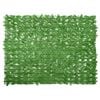 vidaXL Balkonsko platno z zelenim listjem 200x150 cm