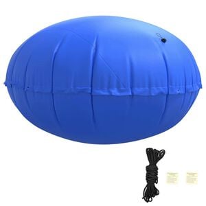 vidaXL Zimska blazina za bazen Modra &Oslash; 310 x 180 cm PVC