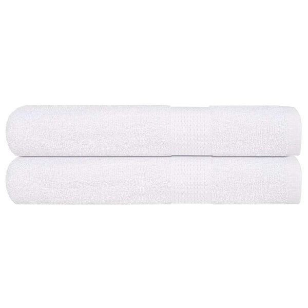 vidaXL Savna brisače FROGN 2 kosa bele 80x200 cm 360 g/m&sup2;