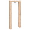vidaXL Zunanji tu&scaron; 226 cm Trden borov les in nerjaveče jeklo Naravna