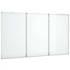 vidaXL Magnetna tabla zložljiva 180x80x1,7 cm aluminij