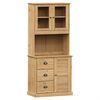 vidaXL Visoka omara VIGO 78x40x175 cm trdna borovina