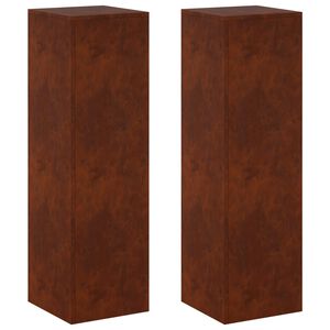 vidaXL Stojalo za rastline 2 pcs Rjav 30 x 30 x 100 cm