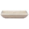 vidaXL Umivalnik krem 50x35x10 cm marmor