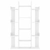 vidaXL Knjižna omara bela 86x25,5x140 cm iverna plo&scaron;ča