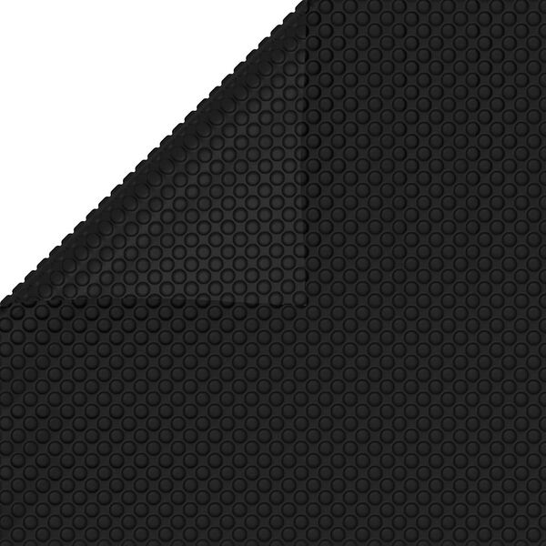 vidaXL Pokrivalo za bazen črno 600x300 cm PE