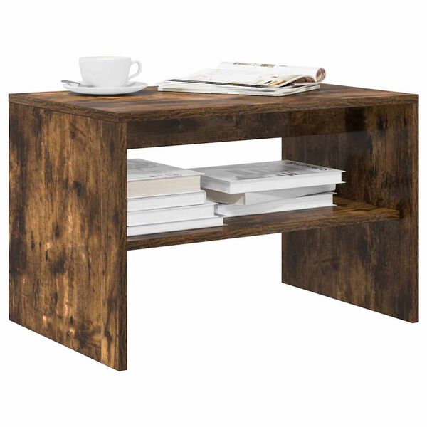 vidaXL TV omarica Dimljen hrast 60x40x40 cm Inženirski les