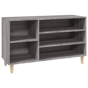 vidaXL Omarica za čevlje siva sonoma 102x36x60 cm inženirski les