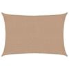 vidaXL Senčno jadro 160 g/m&sup2; taupe 2,5x4 m HDPE