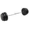 vidaXL Zavita palica z utežmi 90 kg