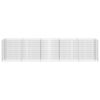 vidaXL Visoka greda gabion pocinkano jeklo 450x50x100 cm