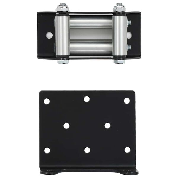 vidaXL Električni vitel 12 V 4500 lbs 2040 kg z daljinskim upravljalnikom