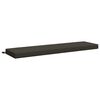 vidaXL Blazina za klop SOEST 100% poliester Antracit 140 x 40 x 8 cm