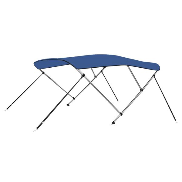 vidaXL Bimini tenda s 3 loki modra 183x160x137 cm