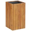 vidaXL Visoka greda z loncem 33,5x33,5x60 cm trden akacijev les