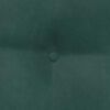 vidaXL Poglavni vzglavnik Temno zelena 80 x 24 x 50 cm Žamet