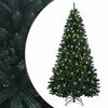 vidaXL Umetno Zložljivo Božično Drevo 240 cm 300 LED Toplo bela