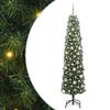 vidaXL Umestno božično drevo Zelena 180 cm PVC in Jeklo in Plastika