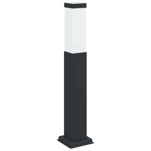 vidaXL Stebričasta svetilka 50 cm črna IP44
