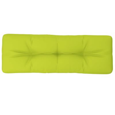 vidaXL Blazina za kavč iz palet svetlo zelena 120x40x12 cm