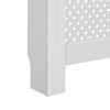 vidaXL Pokrov za radiator bel 172x19x81,5 cm MDF