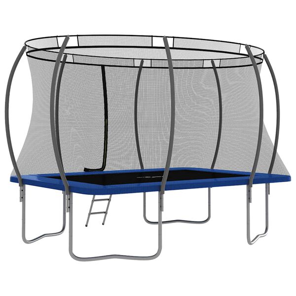vidaXL Trampolin komplet pravokoten 335x244x90 cm 150 kg