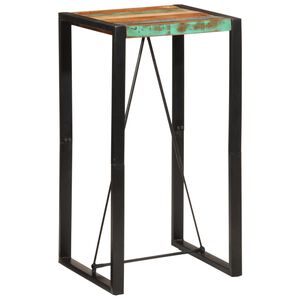 vidaXL Barska miza 60x55x110 cm trden predelan les