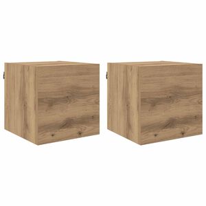 vidaXL TV omarica Umetni hrast 30,5 x 30 x 30 cm Konstruiran les