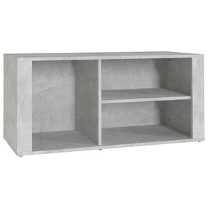 vidaXL Omarica za čevlje betonsko siva 100x35x45 cm inženirski les