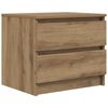 vidaXL Nočna omarica artisan hrast 50x40x43.5 cm inženirski les